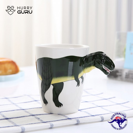 3D Animal Shape Hand Painted Ceramic 450 ML Coffee Mugs 