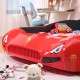 New Kids Race Car Bed Yellow  with Music 8 GB Memory card LED wheel/Head/Side lights