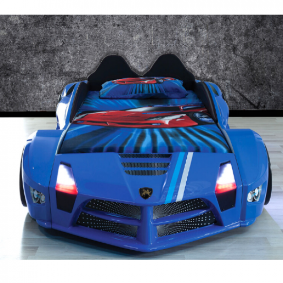 Race Car Bed Blue Design For Little Champs