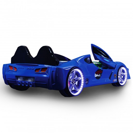 Luxury Race Car Bed Blue Design For Little Champs