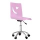 Study Table With Bookshelf Desk And Chair For Teen/Kids, Writing Desk 1.2m Pink  Durable HDF Quality