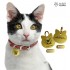 Cat Shaped ID Tag Face in Stainless Steel