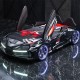 Luxury Race Black Car Bed Design For Little Champs