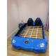 New Kids Car 1.2 M Blue  Bed with Luxury super Race car bed with Music LED light Door/Seats