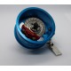 Creative Key Chain Car Wheel Hub with Shock Absorber Shape Keyrings Leather Rope