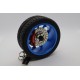 Tire Key Chain with Leather Rope Collectable Wheels Hub Rim Key Rings