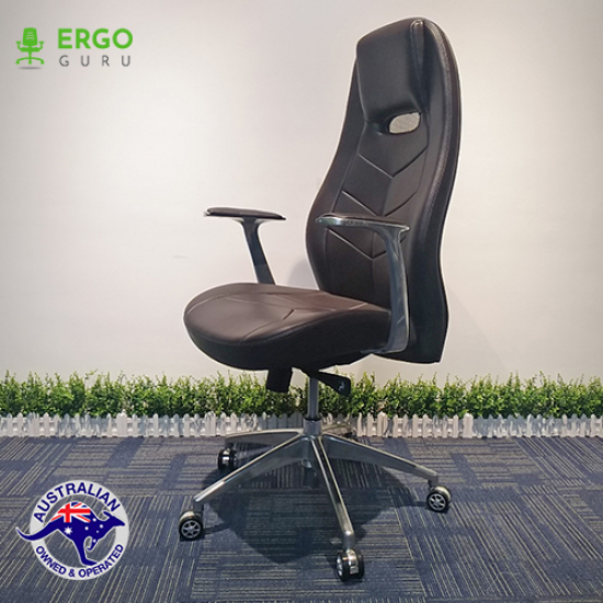 New HQ PU Leather High Back Boss Executive officer chair ergonomic Support