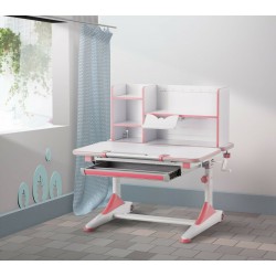 New Kids Study Table Pink ,open book shelf Adjusta...