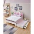 Double Trundle Bed set for Girls/ Teen/ Children with Bed storage and side Table